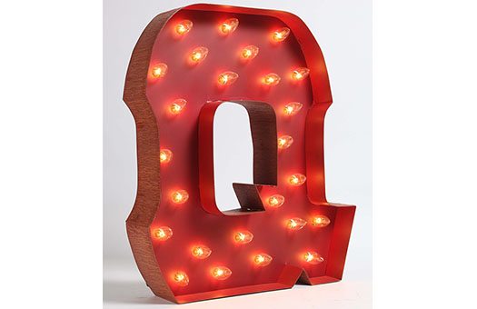 Signs carousel light up Q Large