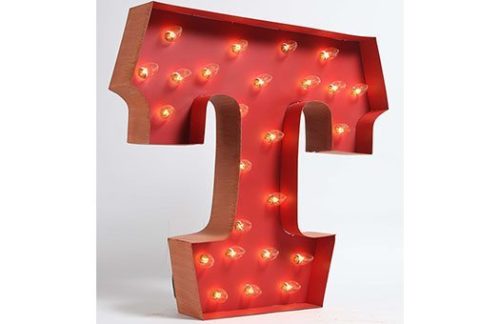 Carousel Shadow Box Letter "T"