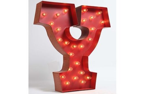Carousel Shadow Box Letter "Y"