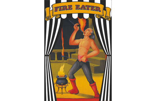 Side Show Banner, Fire Eater