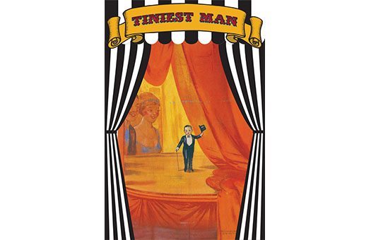 Signs tiniest man Banner Large