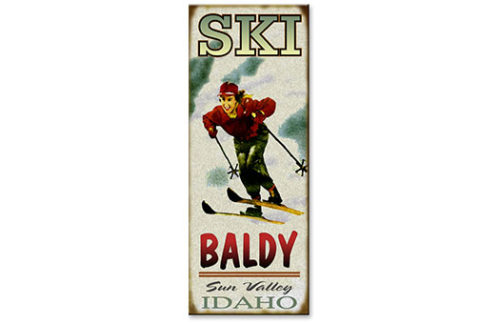 Ski Baldy Vintage Sign