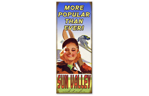 Ski Sun Valley Vintage Sign