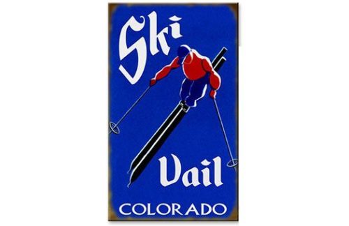 Vintage Ski Vail, CO Sign