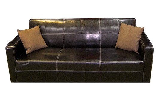 Brown sofa with stylish design great for corporate events and more