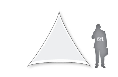 Spandex Equilateral Triangle