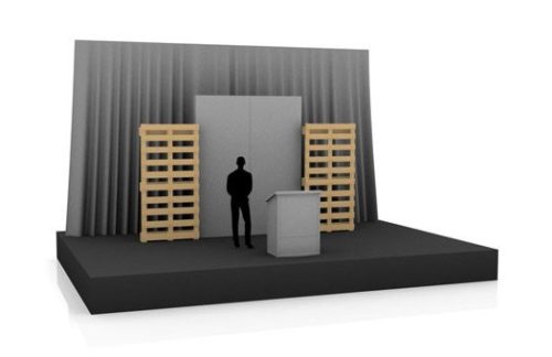 Pallet Wall Set with Center Wall