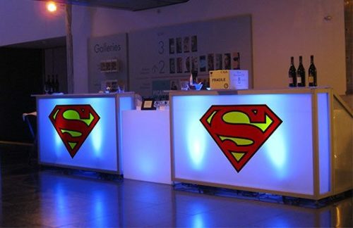 Lit Bar w/ Superman Logo