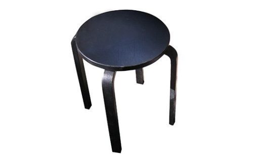 Bentwood End Table, Black