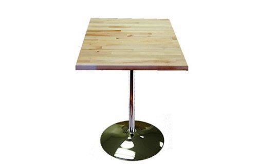 Natural Stained Butcher Block Cafe Table