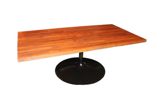 Tables coffee butcher block chesnut stain ebco Large