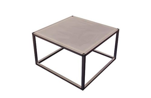 Aluminum Frame Coffee Table with Acrylic Top