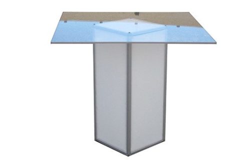 Acrylic Square High Table 4x4