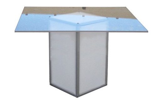 Acrylic Square Table Acrylic Table Weddings DC Richmond Virginia Maryland