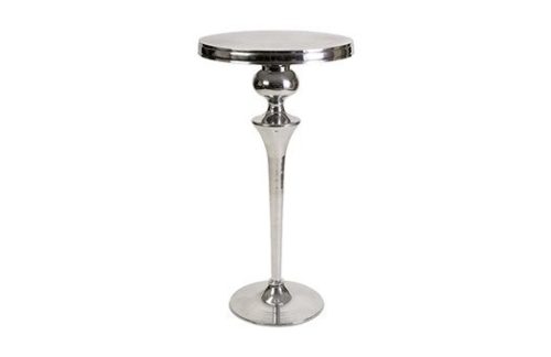 Cocktail High: Polished Aluminum Round