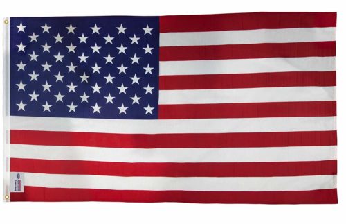 USA Printed Cotton 3'x5' Flag