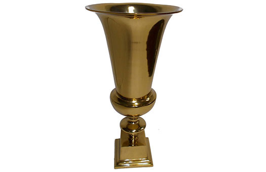 Vase Aluminum Vase Planter Gold Large 10079 Large