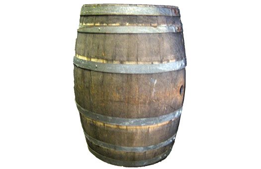 Western wine barrel Large