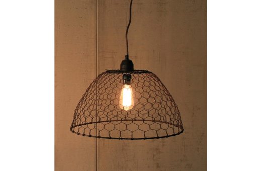 accessories chicken wire pendant lamp large
