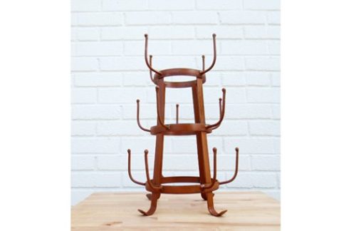 Rustic Iron Bottle Dryer