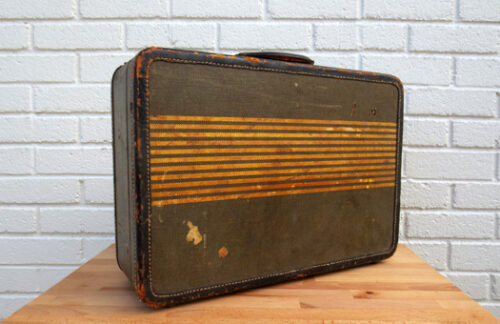 Vintage Blue Striped Case