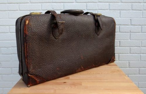 Vintage Dark Brown Satchel