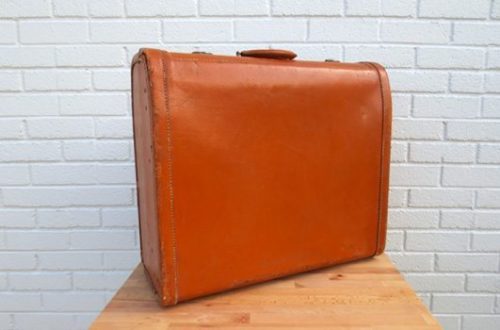 Vintage Tan Satchel