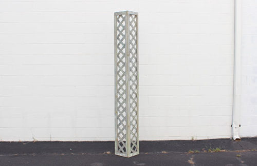 Weathered Lattice Column 1' x 8'