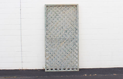 Lattice screen themed decor