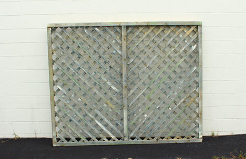 Weathered Lattice Screen