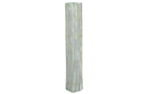 Weathered Wood Column, Solid 1' x 8'