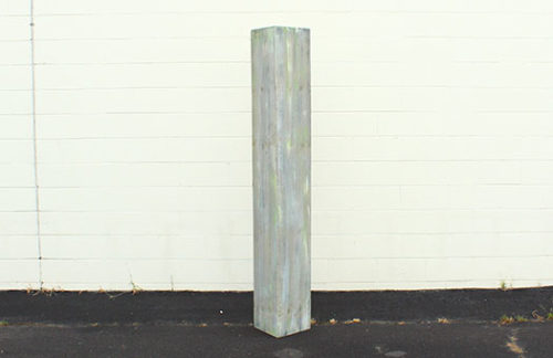 Weathered Wood Column, Solid 1' x 8'