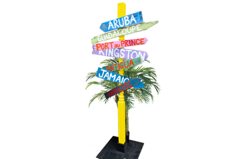 Destination Mile Post, Yellow