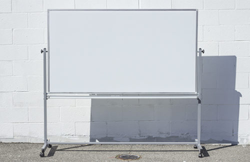 Dry Eraser Board on Wheels
