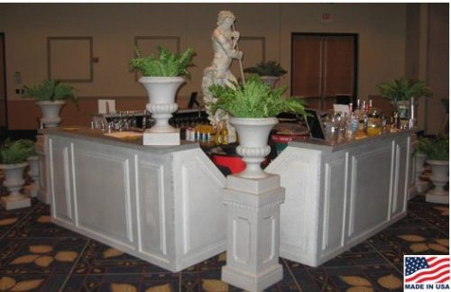 Granite V Bar w/ Urn
