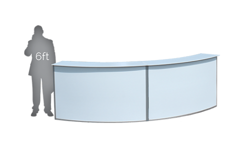 Double Curved Lit Bar