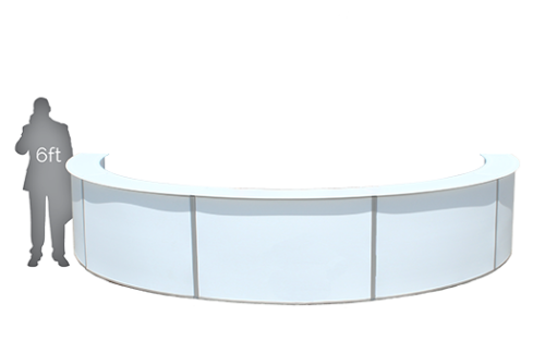 Half Round Lit Bar