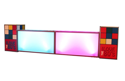 80s Puzzle Cube Lit Bar Group