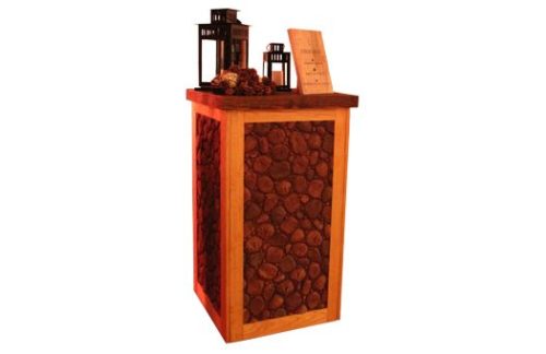 Faux Stone Bar Pedestal