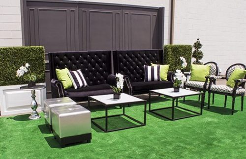 Black and Green Lounge Group
