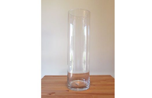 centerpiece 20 in glass cylinder large