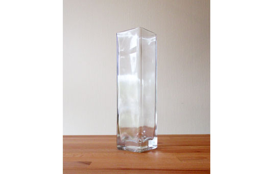 centerpiece clear glass vase large