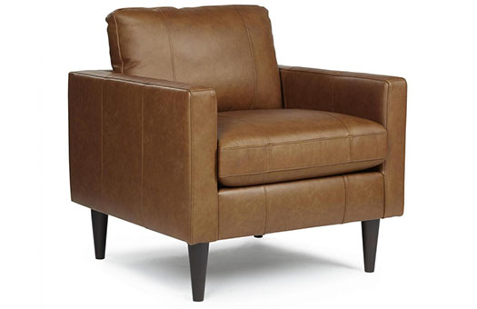 Camel Leather club chair
