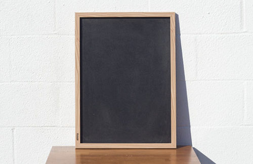 Food Truck Chalk Board with Wooden Frame