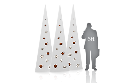 2D Ball Tree Set of 3