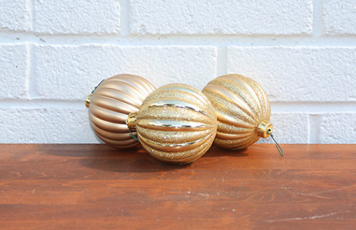 Ornament Balls, Matte / Shiny Gold