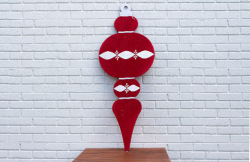 Red Ornament Cutout