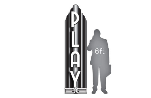 Art Deco "Play" Sign