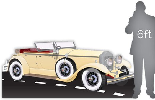 decor by theme 1920s gatsby roaring 20s gatsby car cut out large