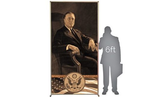 FDR, Roosevelt, 4x8 Wall